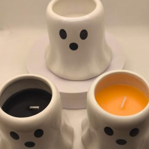 wax ghost ceramic caandle parfumed