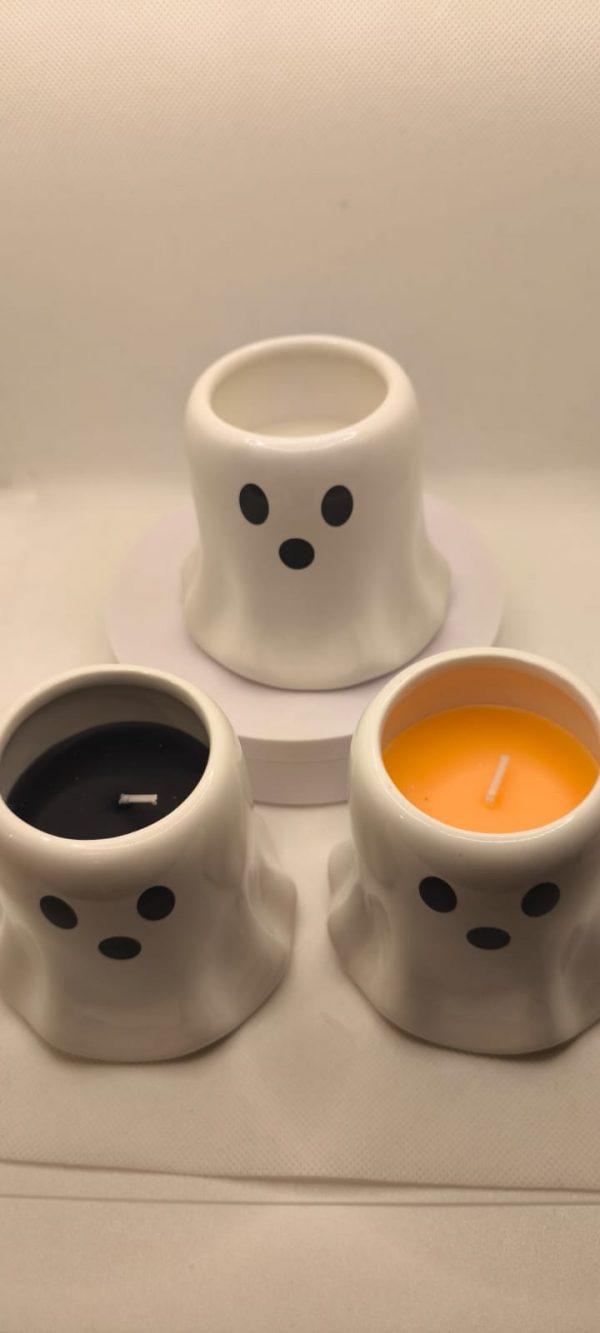 wax ghost ceramic caandle parfumed