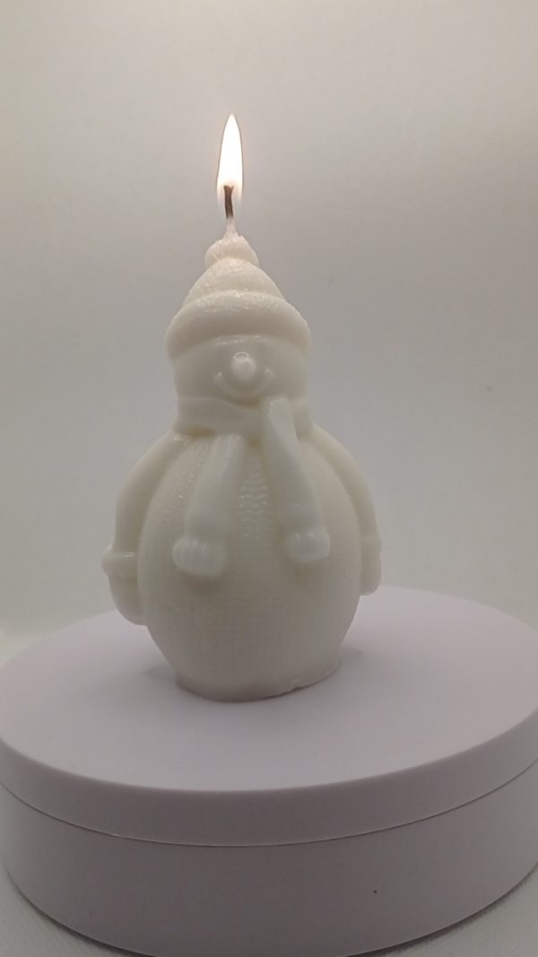 Christmas Scarf Yarn Snowman