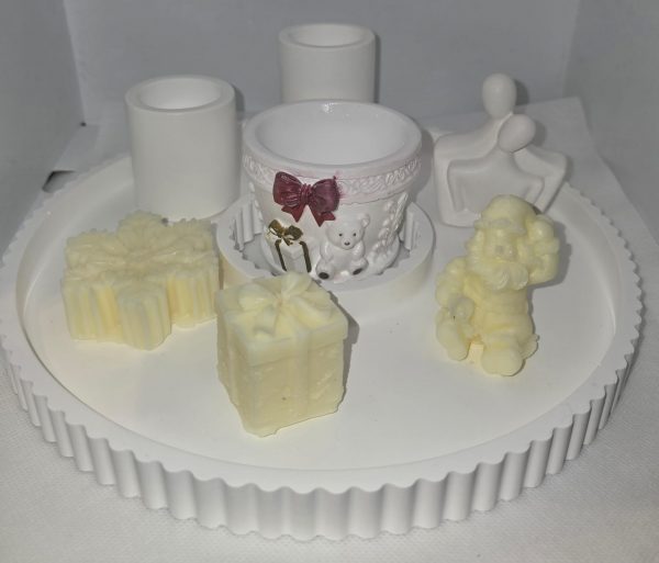 Home set ceramic with candles