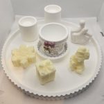 Home set ceramic with candles