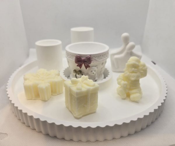 Home set ceramic with candles