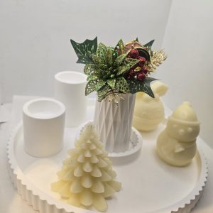 Home set ceramic with candles